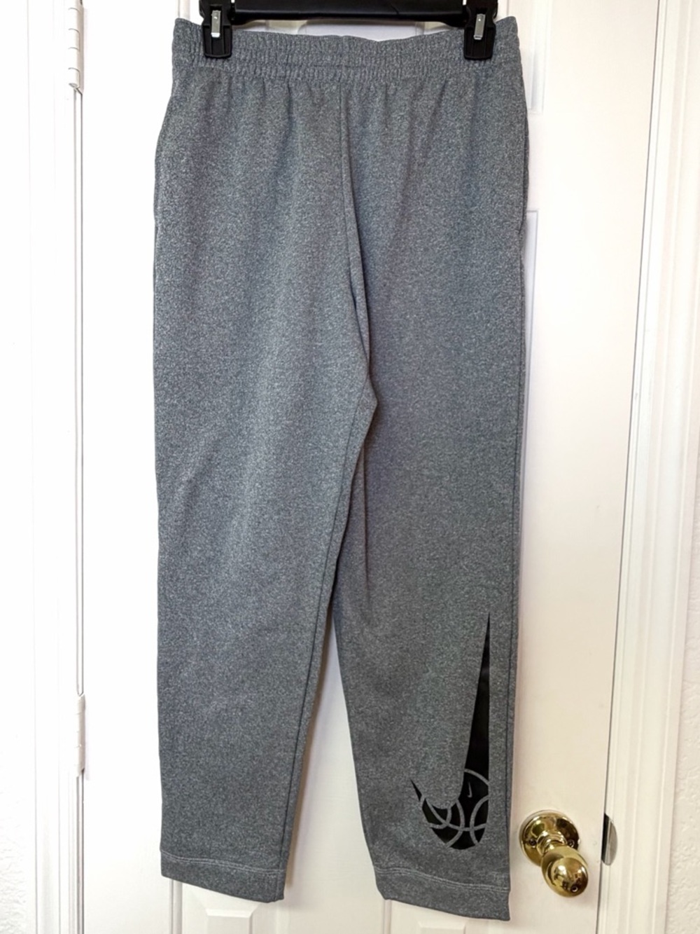 Nike Gray Kids Sweatpants Joggers with Side Vent